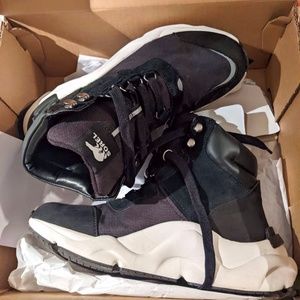 SOREL WOMEN'S KINETIC RNEGD CONQUEST BOOT - Black, Sea Salt